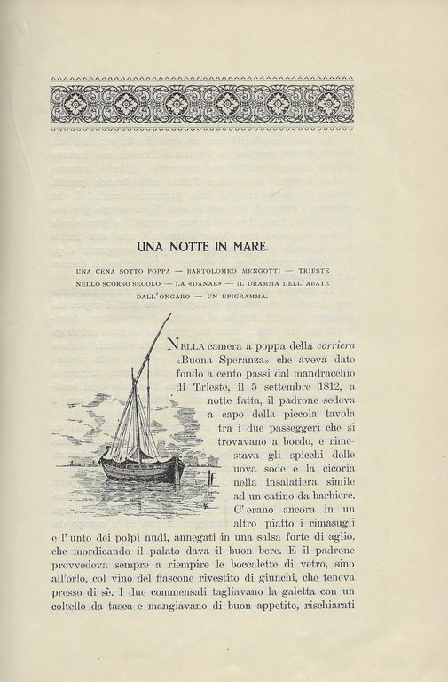 Tempi andati. Pagine della vita triestina (1830-1848)