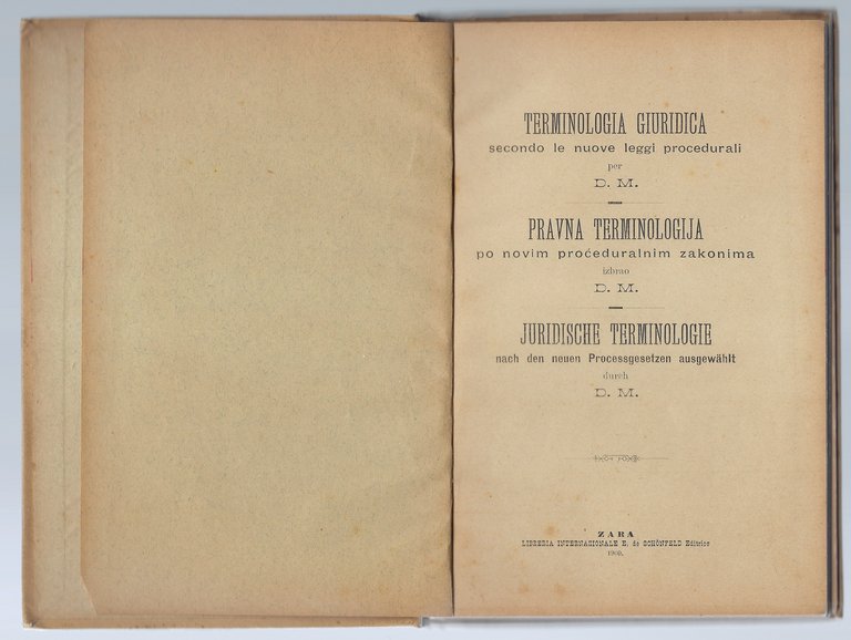 Terminologia giuridica secondo le nuove leggi procedurali per Decreto Ministeriale