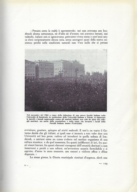 Trieste italiana. Documentario Storico ed Illustrato.