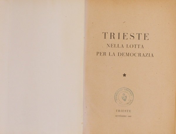 Trieste nella lotta per la democrazia