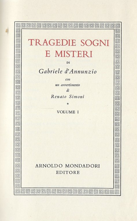 Tutto il Teatro Volume I°