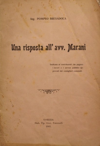 Una risposta dell'Avv.Marani Dedicata ai contribuenti che pagano i lavori …