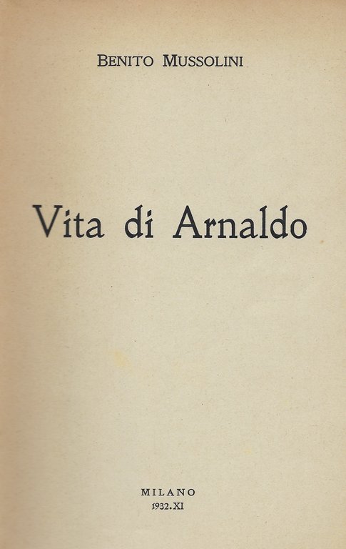 Vita di Arnaldo