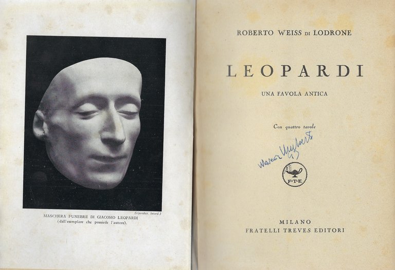 Vite dei sommi scrittori. Leopardi.