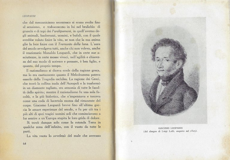 Vite dei sommi scrittori. Leopardi.