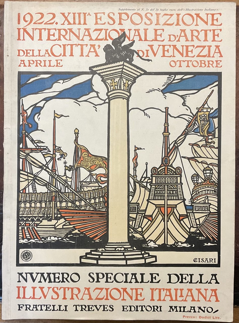 1922. XIII° Esposizione Internazionale d’Arte della Città di Venezia. Numero …