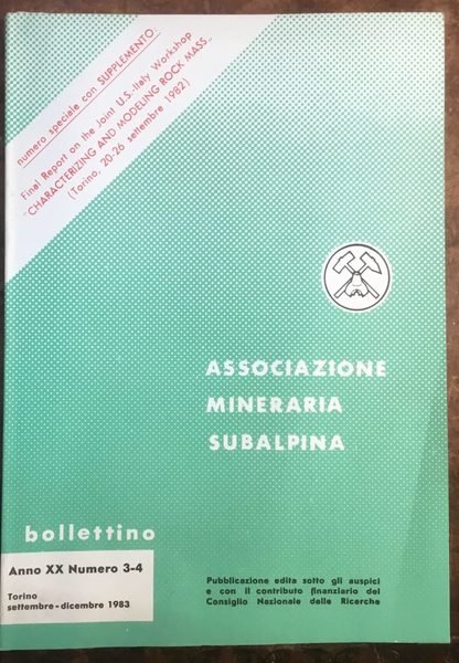 Associazione Mineraria Subalpina. Bollettino. Anno XX, numero 3-4, settembre-dicembre 1983