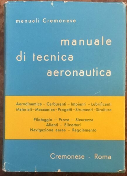 Manuale di tecnica aeronautica
