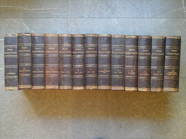 Allgemeine Realencyclopädie oder Conversationslexikon für alle Stände. 13 Bände