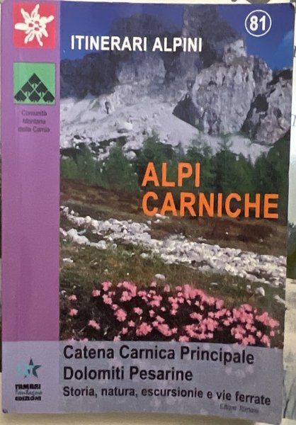 Alpi Carniche. Catena Carnica principale: Dolomiti pesarine. Storia, natura, escursioni …