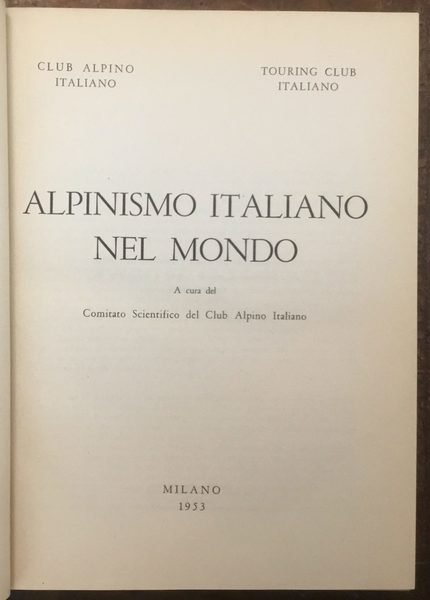 Alpinismo italiano nel mondo