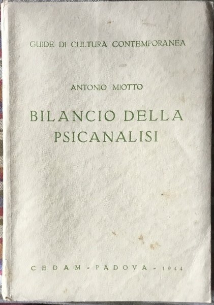 Bilancio della psicanalisi