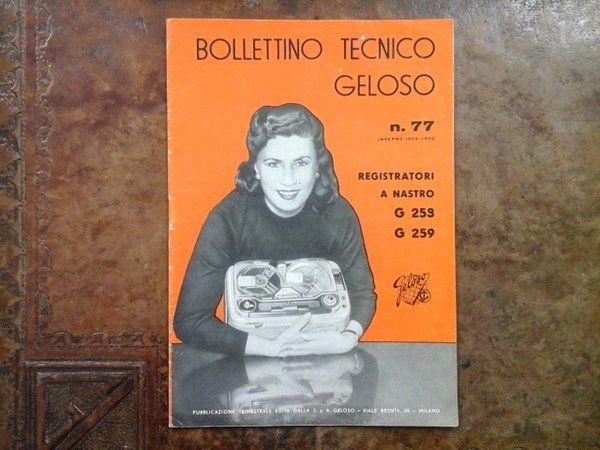 Bollettino tecnico Geloso num. 77. Inverno 1959-1960