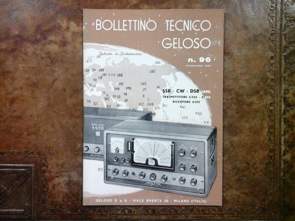 Bollettino tecnico Geloso num. 96. Primavera 1965