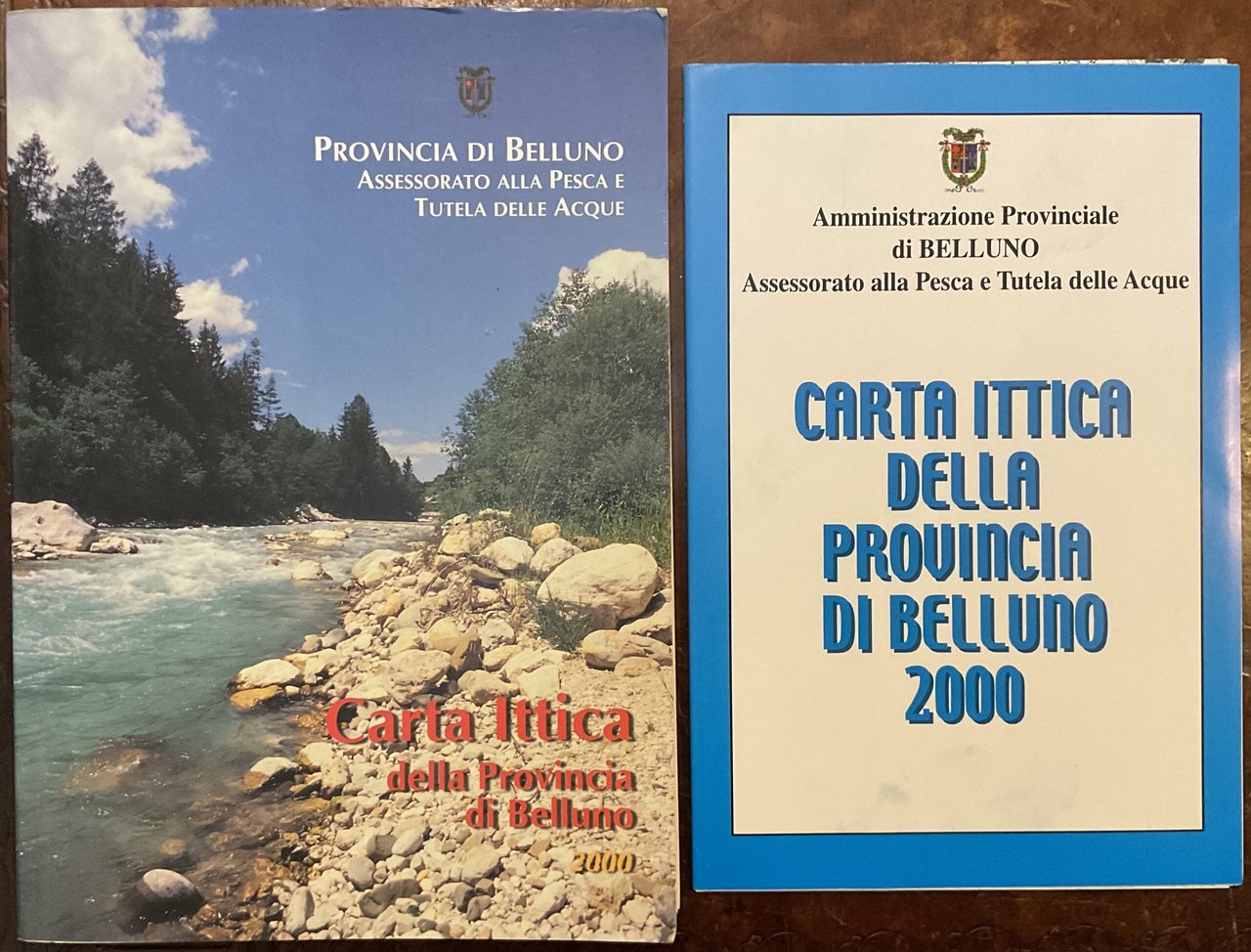 Carta ittica della Provincia di Belluno 2000