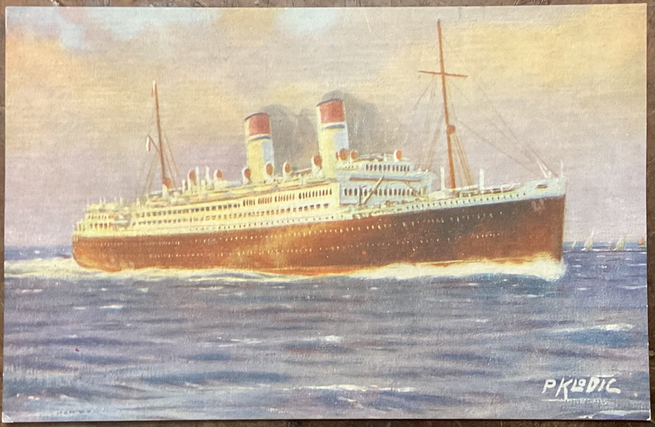 Cartolina P.fo Giulio Cesare, Mediterraneo - Sud America, “Italia”, Flotte … | Immagine principale