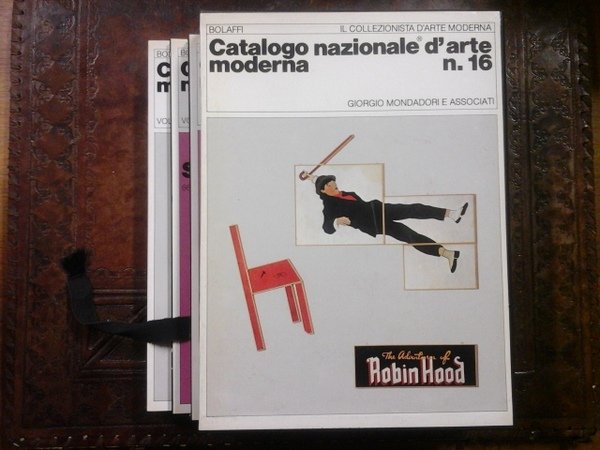 CATALOGO NAZIONALE D'ARTE MODERNA N16 BOLAFFI 5 VOLUMI