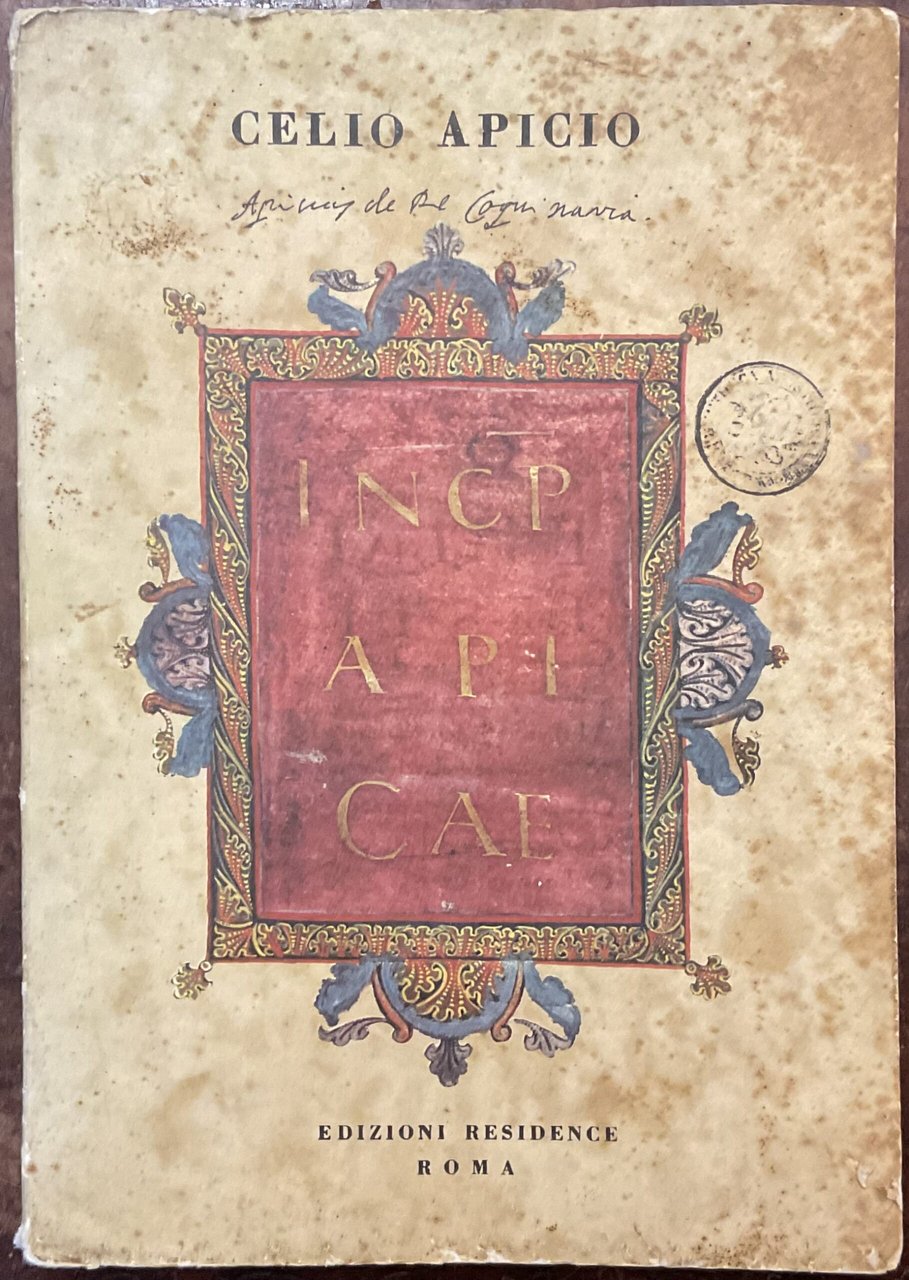 Celio Apicio De obsonis et condiments sive arte coquinaria. Libri … | Immagine principale