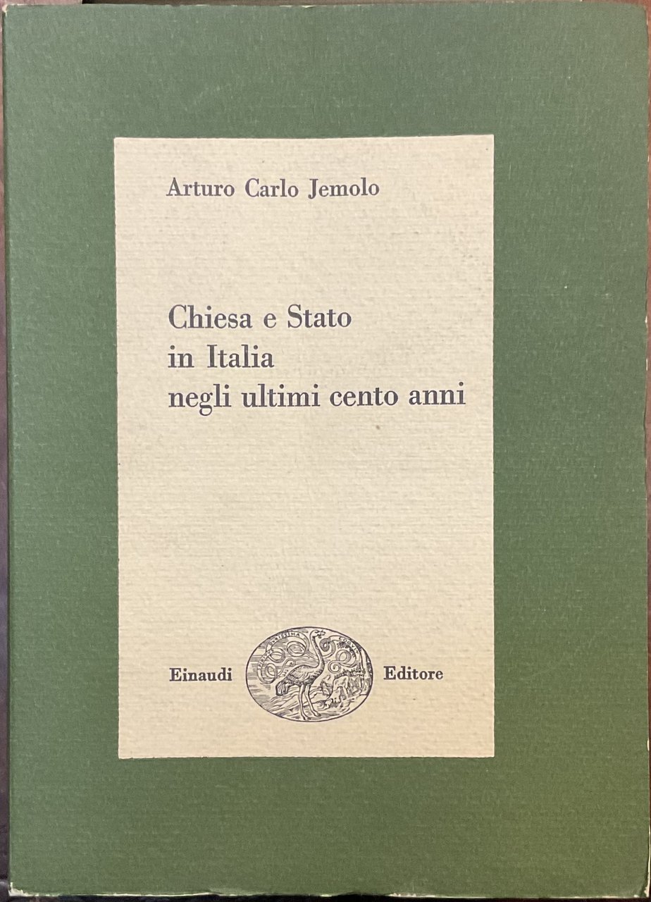 Chiesa è Stato in Italia negli ultimi cento anni
