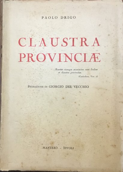 Claustra Provinciae