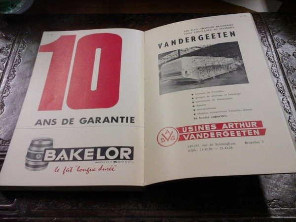 Compléments au Cours de Brasserie. Fascicule I - juin 1965