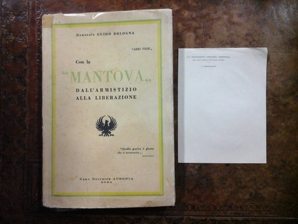 Con la "Mantova" dall' armistizio alla liberazione.