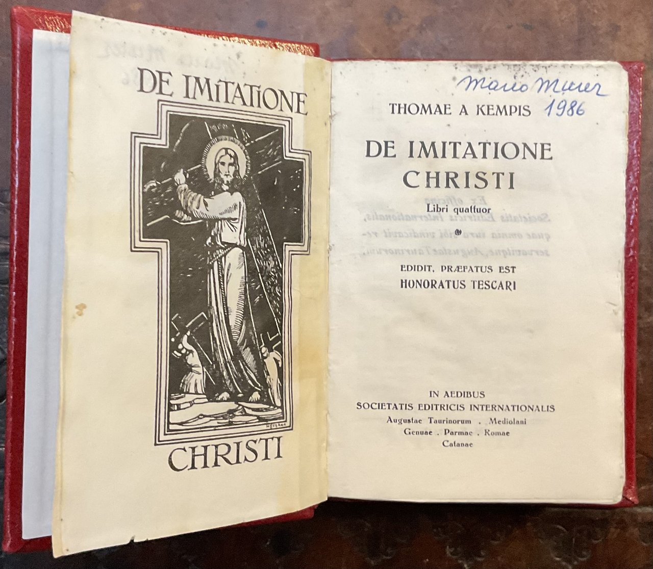 De Imitazione Christi. Libri quattuor