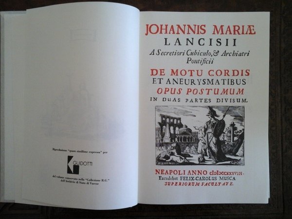 De Motu cordis er aneurysmatibusopus postumum in duas partes divisum. …