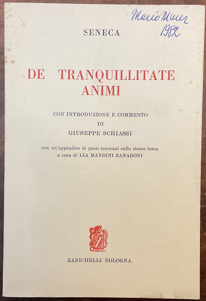 De tranquillitate animi