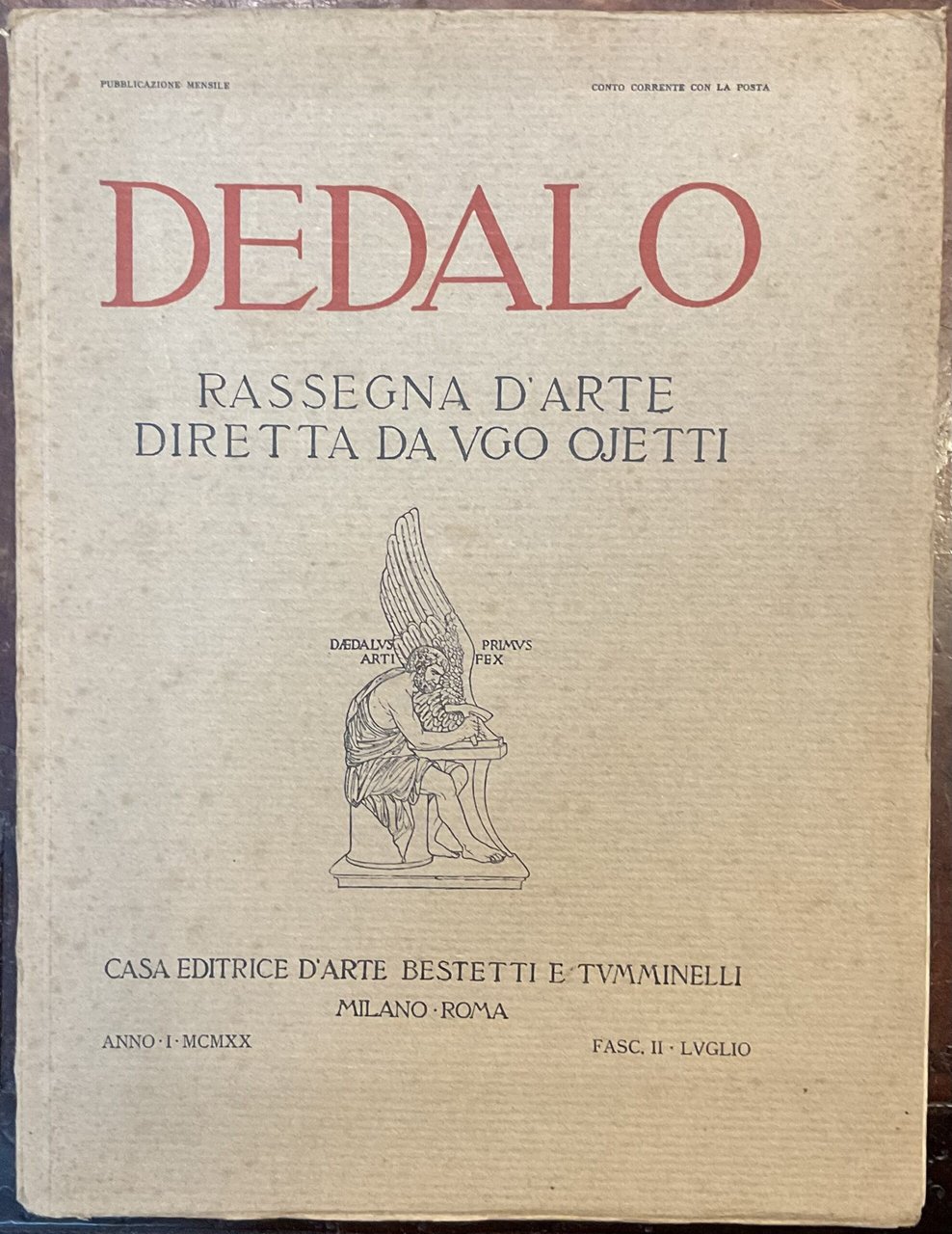 Dedalo. Rassegna d'arte. Anno I, MCMXX, fasc.II, Luglio