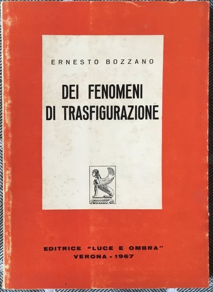 Dei fenomeni di trasfigurazione