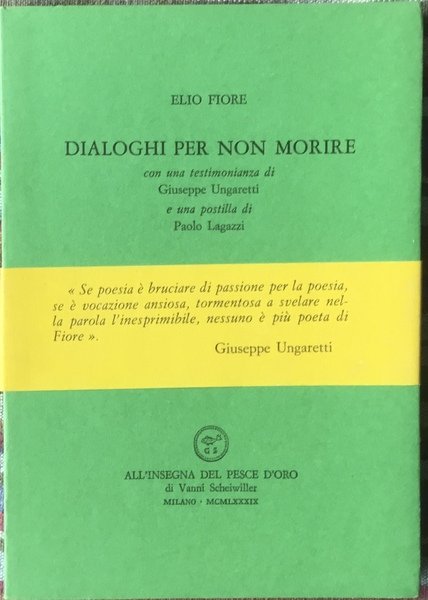 Dialoghi per non morire