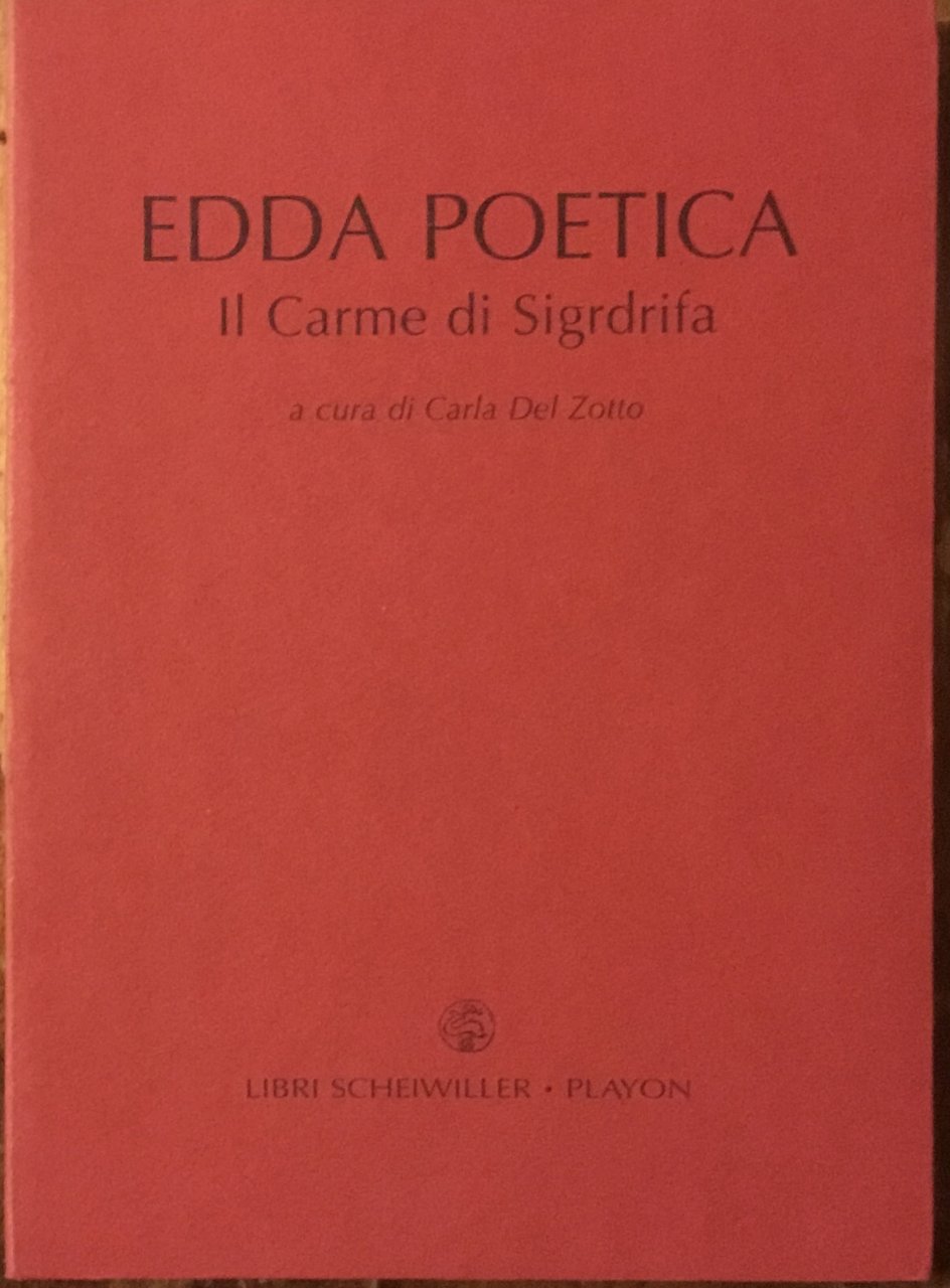 Edda poetica. Il Carme di Sigfrida
