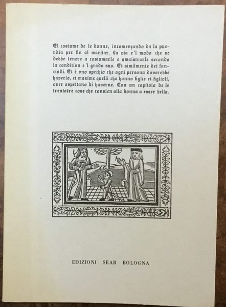 El costume de le donne, con un capitolo de Le …