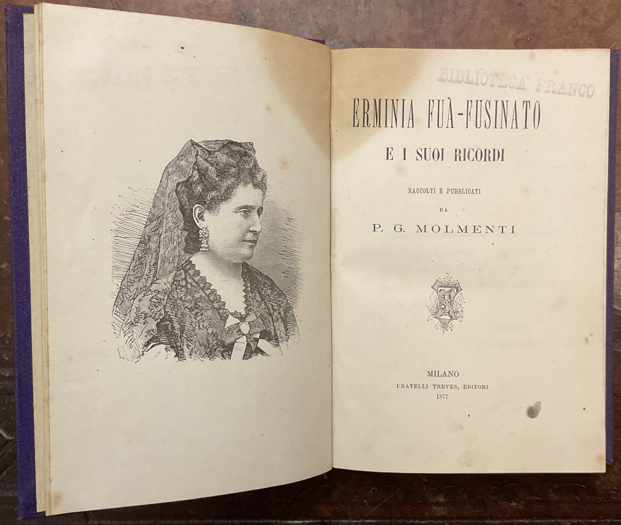 Erminia Fuà-Fusinato e i suoi ricordi | Immagine principale
