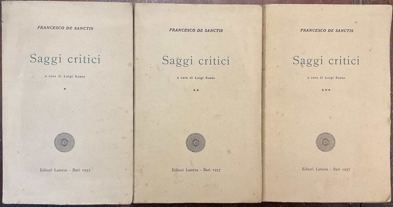 Francesco de Sanctis. Saggi critici | Immagine principale