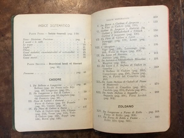 Guida Touristica del Cadore zoldano e agordino