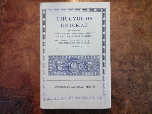 Historiae recognovit brevique adnotatione critica instruxit Henricus Stuart Jones. Apparatum …