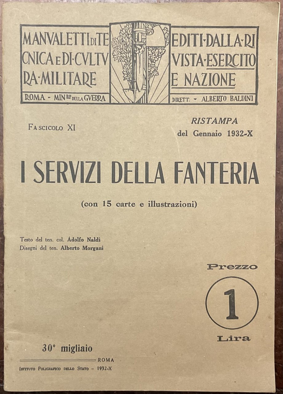 I servizi della fanteria. Manualetti di tecnica militare editi della … | Immagine principale