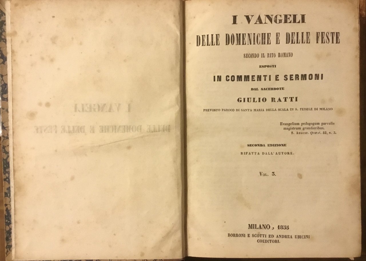 I vangeli delle domeniche e delle feste secondo il rito … | Immagine principale