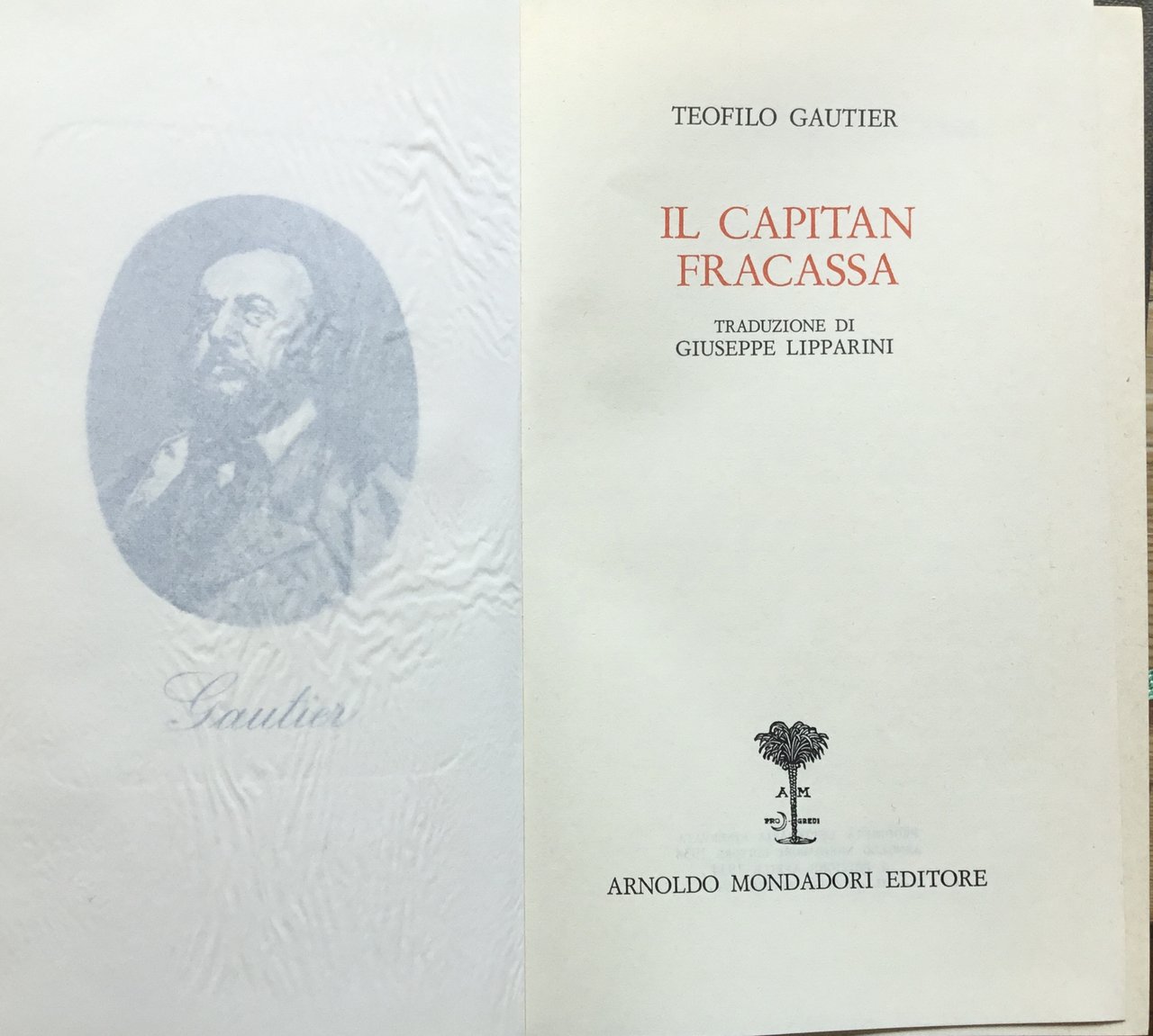 Il Capitan Fracassa. Biblioteca Romantica XXX | Immagine principale
