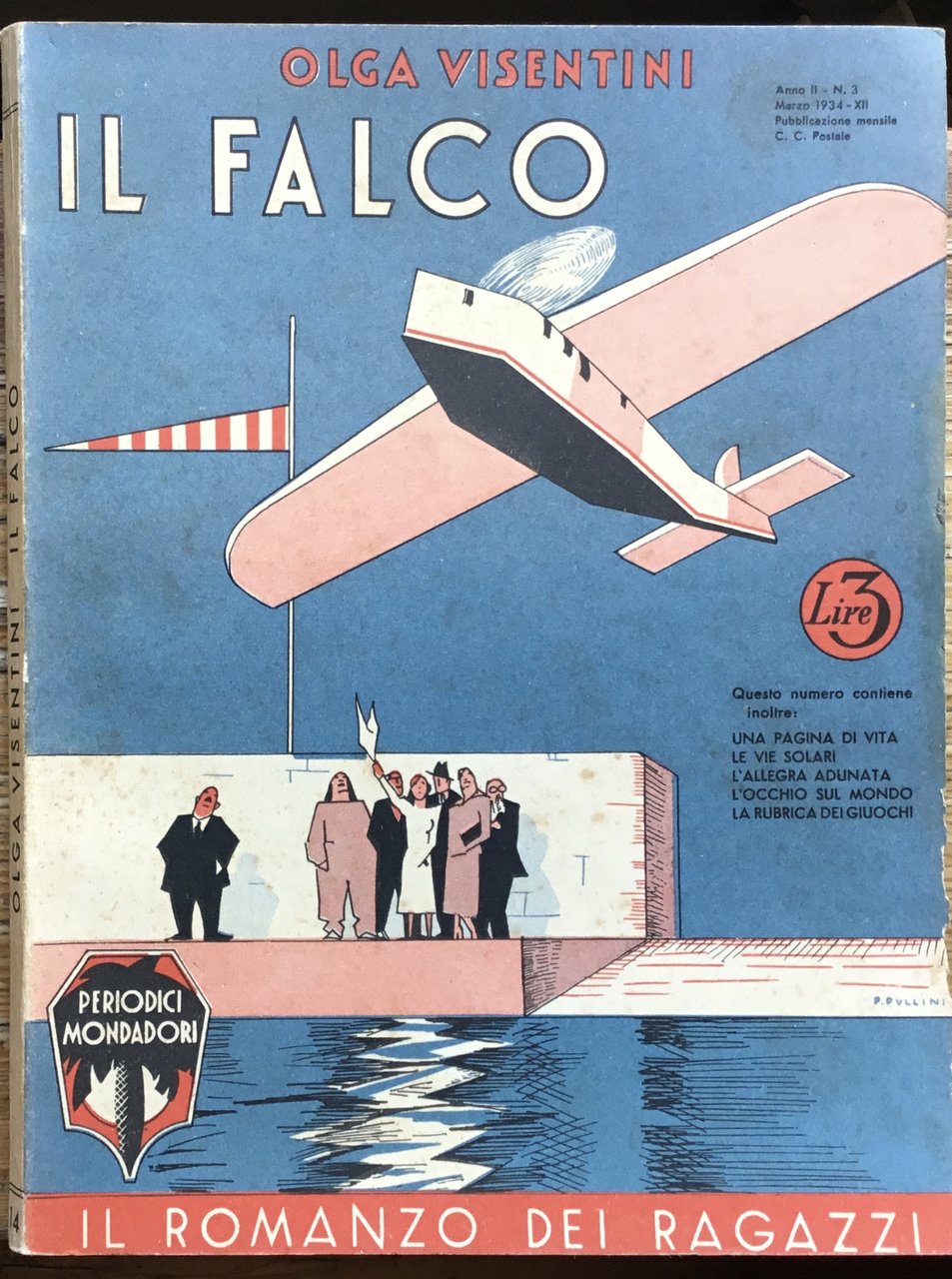 Il Falco. Il romanzo dei ragazzi. Anno II N. 3 … | Immagine principale