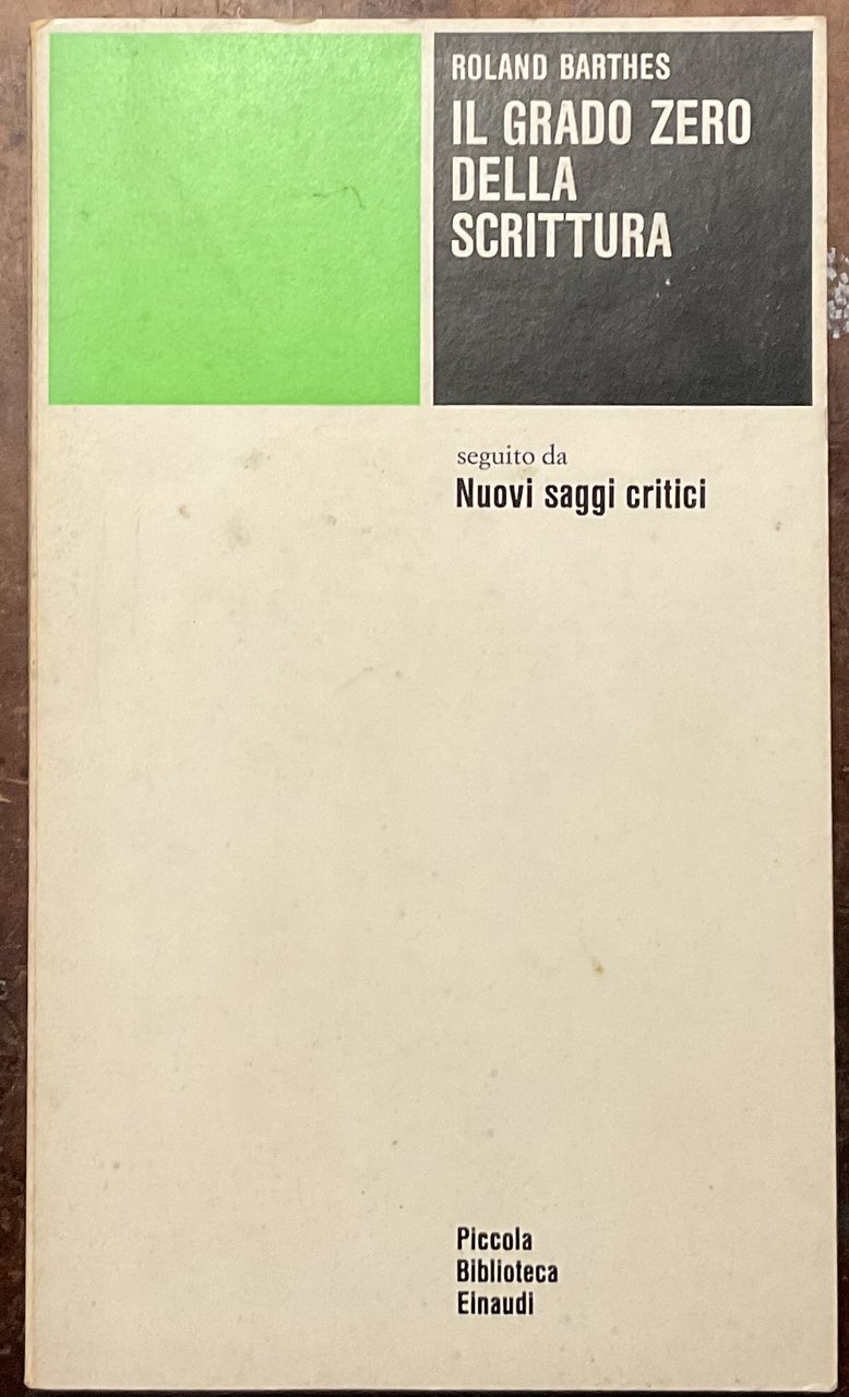 Il grado zero della scrittura | Immagine principale