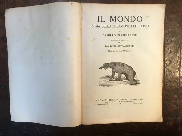 Il mondo prima della creazione dell’uomo