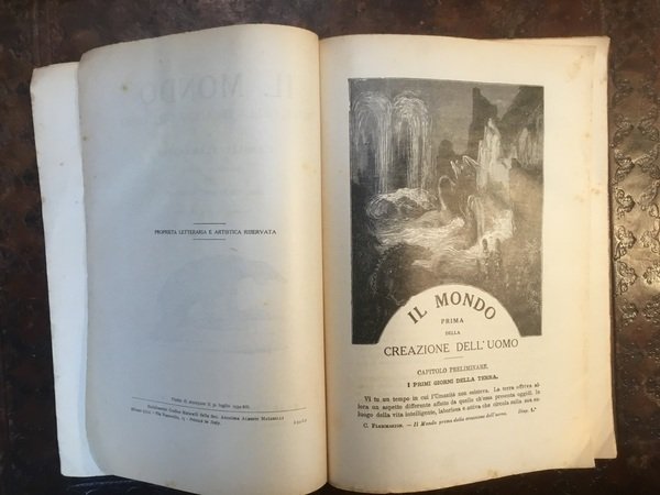 Il mondo prima della creazione dell’uomo