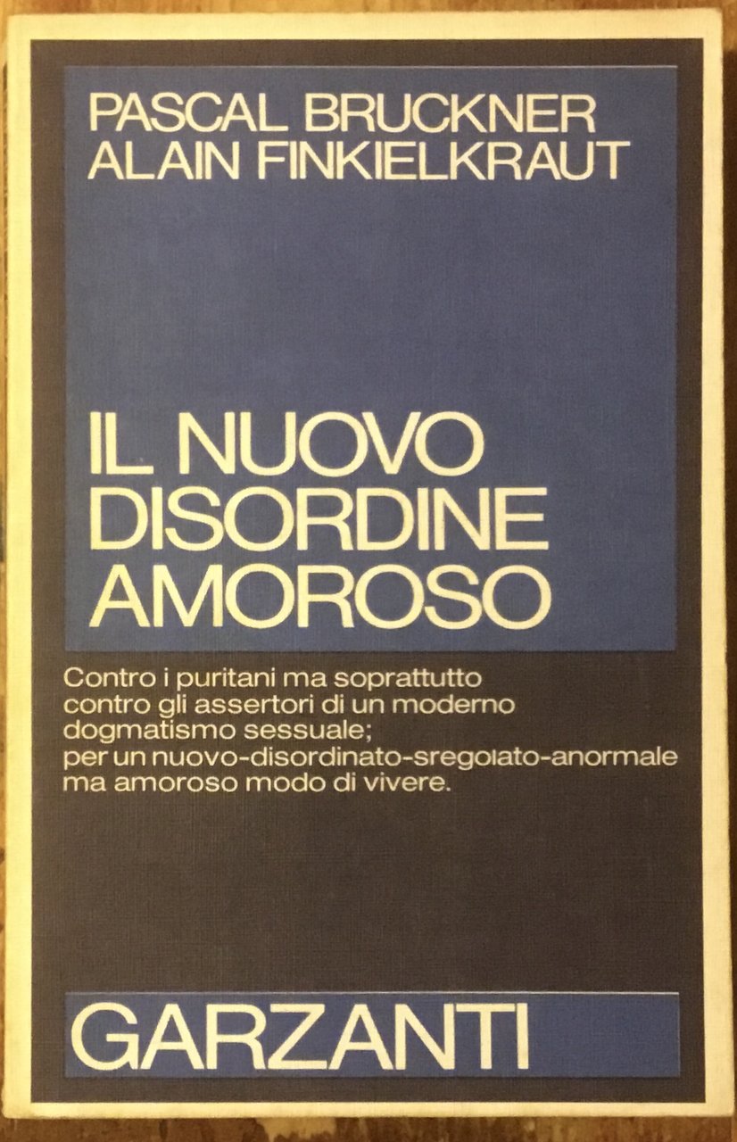 Il nuovo disordine amoroso | Immagine principale