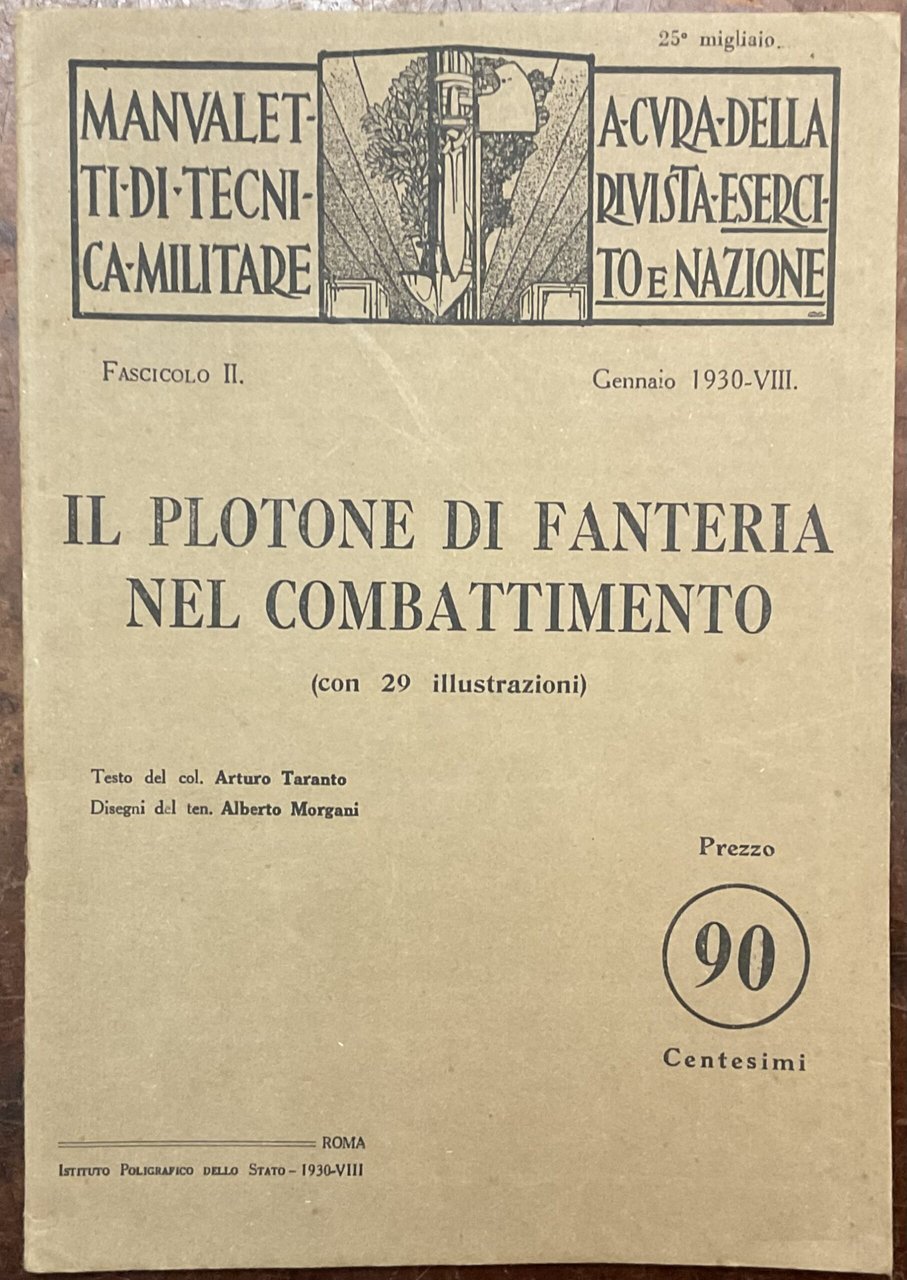 Il plotone di fanteria nel combattimento. Manualetti di tecnica militare … | Immagine principale