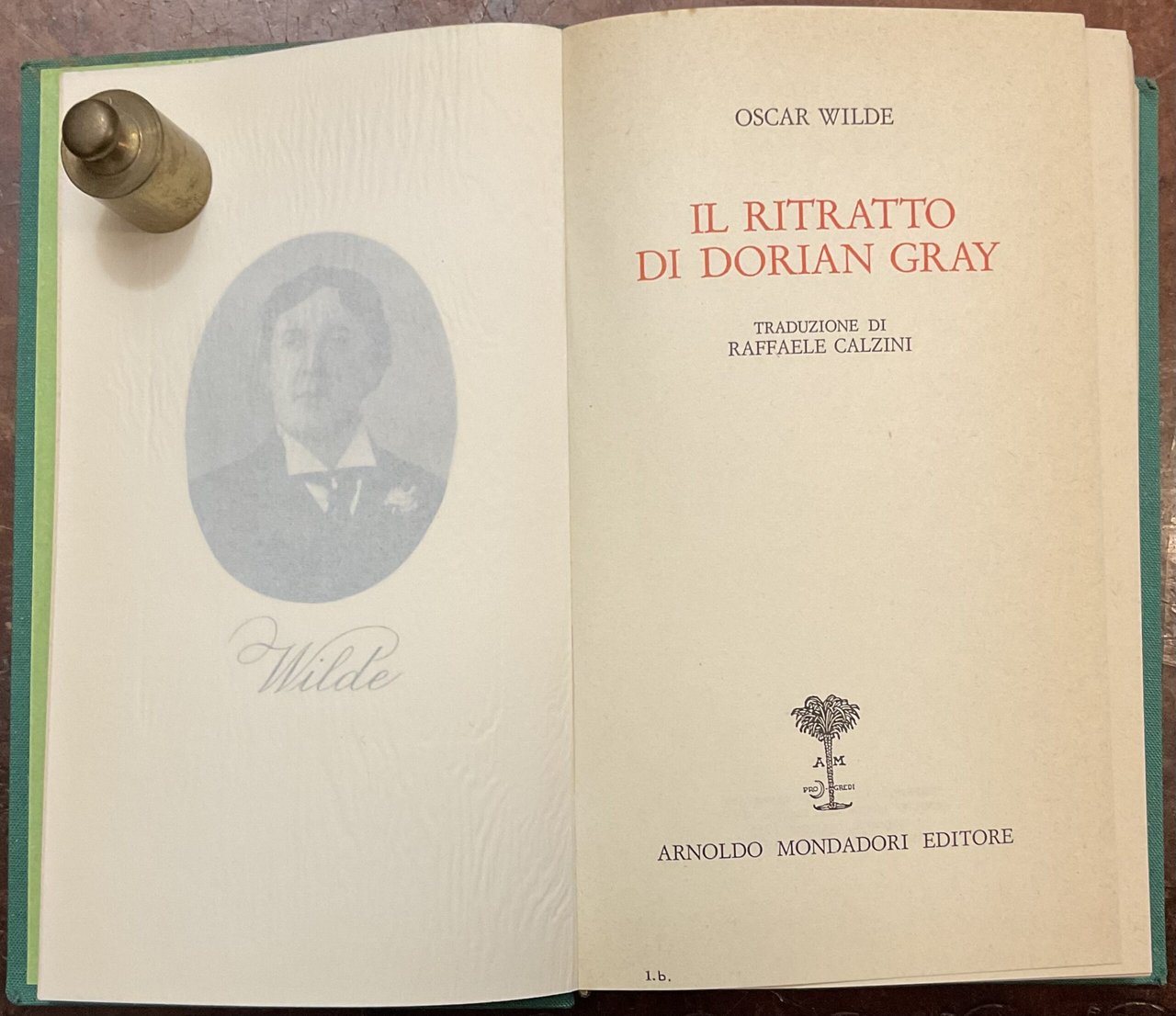 Il ritratto di Dorian Gray. Biblioteca romantica Mondadori | Immagine principale