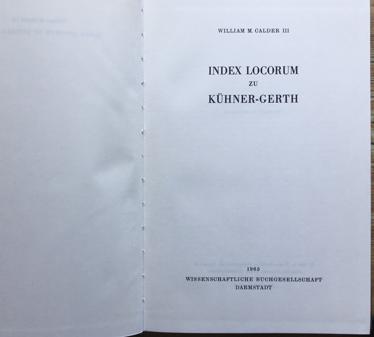 Index Locorum zu Kühner-Gerth | Immagine principale
