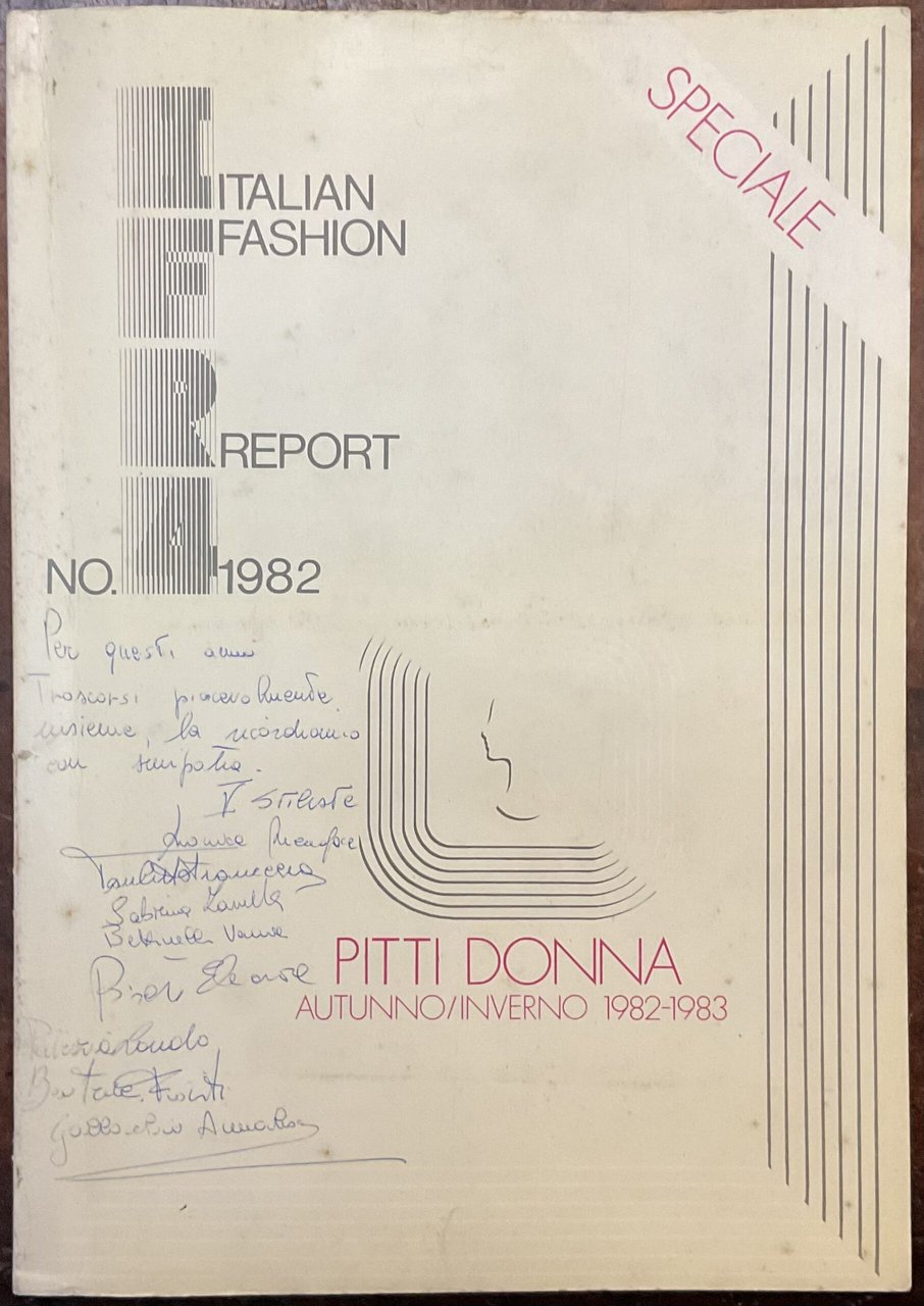 Italian Fashion Report n. 4, anno VI - 1982. Pitti …
